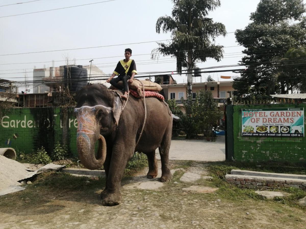 Hotel Garden Of Dreams Sauraha Exterior foto